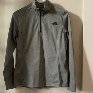 The North Face Charcoal Quarter-Zip Fleece